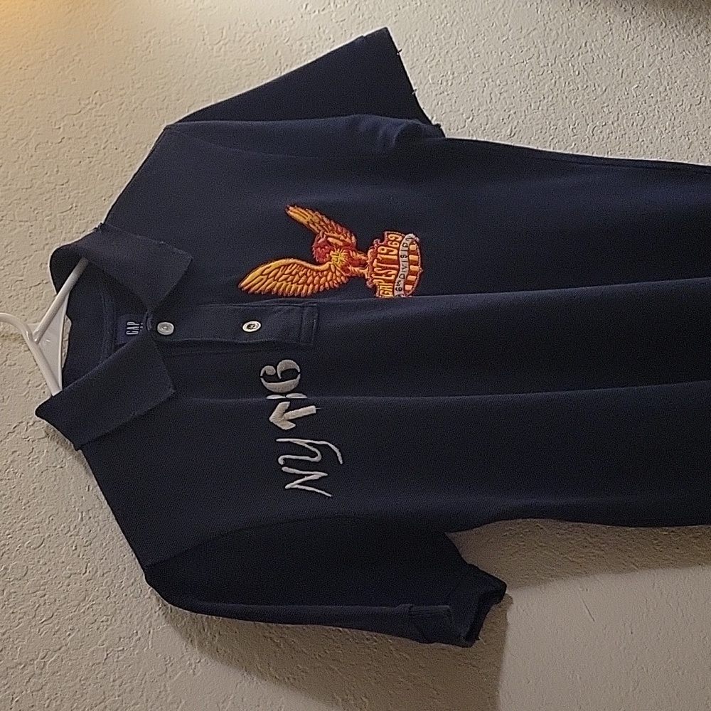 GAP Kids Polo Shirt - Navy - M (8) - Picture 2 of 16